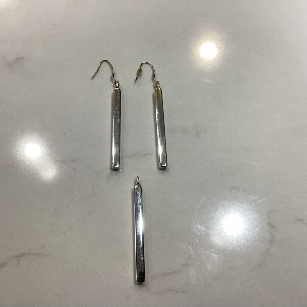 Elegant Silver Drop Earrings